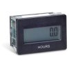 Trumeter 3410-5010 LCD Hour Mtr 10-300VDC / 20-300VAC Rect Snap-In Mount Reset