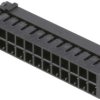 Osłona złącza 26-pinowe Żeńskie 2-rzędowe raster: 2 mm Hirose Kabel DF11 Prosty Seria DF11