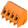 PCB terminal, 4 pole, pitch 5.08 mm, AWG 24-14, 15 A, screw connection, orange, 9994550000