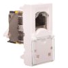 Gniazdo M45 1 moduł RJ45 kat. 6A UTP białe 076571