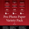Canon Pro Photo Paper Variety Pack A4 PVP-201 6211B021 Papier fotograficzny DIN A4 210 g/m² 15 ark. wysoki połysk, satyn