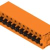 PCB terminal, 11 pole, pitch 5 mm, AWG 24-12, 20 A, spring-clamp connection, orange, 1331800000