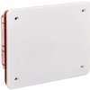 Puszka podtynkowa z pokrywą seria 350 120x100x50 czerwony-biały EC350C2