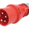 025-6V Złącze Zasilające 3-Fazowe Ac, Wtyk Męski, 32A/400Vac, Ip44