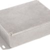 Aluminum die cast enclosure, (L x W x H) 118 x 93 x 34 mm, natural, IP54, 1590BBF