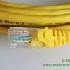 Patchcord RJ45 Kat.5e 7m U/UTP PVC miedziany żółty
