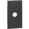 LIVING NOW Plakietka gniazda TV i wyjścia kablowego - 2 moduły - czarna KG08M2 LEGRAND