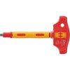 Wera 05005121001 410 i VDE A RA VDE-Insulated T-Handle With Ratchet 1/4" Sockets