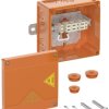 Skrzynka przyłączeniowa Spelsberg WKE 4 - 5/3 x 6q 1SB, IP66, (D x S x W) 150 x 150 x 85 mm, pomarańczowy, 1 szt.