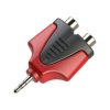 Przejście Jack 3,5mm Stereo - 2x RCA Roxtone HQ, Adapter Jack/RCA