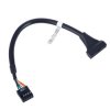 Adapter z kablem Akyga AK-CA-28 USB 19 pin ( m ) / USB 9 pin ( f ) 20cm