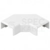 Łącznik kątowy bezhalogenowy LSOH HF LHD 20x10mm biały KOPOS