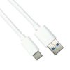 Kabel USB Złącze A USB C Złącze B USB A dł. 1m Przewód USB USB 3.0 kolor: Biały