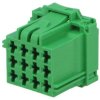 Złącze Automotive MCP żeńskie zielone 12-PIN 8-968972-1
