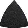 Fein 63717125012 Papier ścierny delta bez perforacji Wielkość ziarna 400 Rozstaw narożników 80 mm 50 szt.