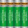LR03RB4 NiMH rechargeable battery, AAA, 1000 mAh, pack of four
