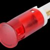 QS121XXHR220 Indicator LED, 220 V AC, 12 mm, FASTON, red