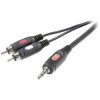 SpeaKa Professional SP-7869792 Audio Cable Assembly Black Copper 1.5m