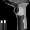 BCST-70_GRAY Barcode scanner, 1D, laser, Bluetooth/USB, grey