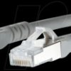 130845C033-E Patch cord RJ45 Cat.6A AWG26 S/FTP LSHF 30.0 m gray