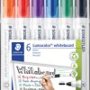 351 WP6 Whiteboard marker set, 2 mm, 6 colours