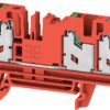 Through terminal block, snap-in, 4.0 mm², 32 A, 8 kV, red, 3109520000