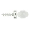 Uchwyt Do Opaski Kablowej Wciskany Ifs 6X30mm, Łeb 9Mm, Szary /Opak. 100...