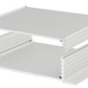Aluminum enclosure kit, (L x W x H) 105 x 80 x 48 mm, natural, IP40, 97218080.HMT1