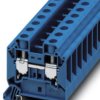 Through terminal block, screw connection, 1.5-25 mm², 2 pole, 76 A, 8 kV, blue, 3044209