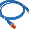 Patch-cord S/FTP kat.6A LSOH 3.0m niebieski KKS6ANIE3.0