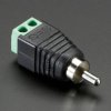 Adafruit RCA (Composite Video, Audio) Male Plug Terminal Block