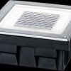 93774 LED solar ground light, silver, IP67