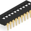 DIP switche, Off-On, 10 pole, straight, 1 A/5 VDC, 1-1825002-8