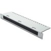 Cable entry panel, 1 U, (W x H x D) 482 x 44 x 118 mm, light gray, DN-19 ORG-3U