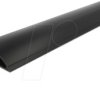 20713 Cable trunking, self-adhesive, 119 x 26 mm - length 1 m, black