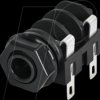 NMJ2HF-S 6.35 mm mono jack socket, not switchable