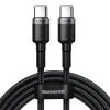 Kabel przewód USB-C PD 2.0 200cm Baseus Cafule CATKLF-ALG1 Quick Charge 3.0 5A z obsługą szybkiego ładowania 100W