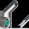 Sensor actuator cable, M12 cable socket, angled, A to open end, 4 pole, 3 m, PUR, black, 4 A, 240003-100005