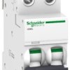 Wyłącznik nadprądowy 2P B 25A 15kA AC iC60L-B25-2 A9F93225
