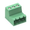 PLUG, MALE, HORIZ, 5.08MM 3C-GREEN