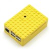 Pi-Blox - obudowa Raspberry Pi Model 3B+/3B/2B - żółta