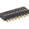 Przełącznik DIP 2-pozycyjny SPST SMD 25 mA przy 24 V DC -40 → +85°C