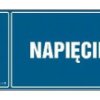 ZNAK - HH007 Napięcie 24V 45 x 15 cm FN - Folia samoprzylepna