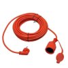 Przedłużacz ogrodowy pomarańczowy 10m (3X1,5mm) IP44, gniazdo Schuko HOROZ ELECTRIC