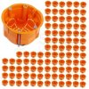 Puszka instalacyjna podtynkowa do nidy fi:60mm (68x46mm) IP30 bezhalogenowy LSOH z wkrętami PAWBOL 100szt.