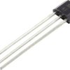 TRU COMPONENTS Czujnik Halla AH3661UA 2.4 - 5.4 V/DC Zakres pomiarowy: -0.007 - +0.007 T TO-92 lutowane