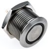Osłona uszczelniona przełącznika przyciskowego MPB16 Chwilowy SPST Podświetlenie średnica wycięcia 16 mm Panel RS PRO