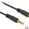 85698 Stereo Jack Cable 3.5 mm 5 pin male > male 3 m black