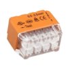 Złączka instalacyjna wciskana 8-przewodowa dwurzędowa na drut 0,75-2,5mm2 IEC 300V/24A 50 szt. OR-SZ-8004/8/50