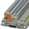 Protective conductor terminal, screw connection, 0.2-4.0 mm², 24 A, 6 kV, gray, 3076028